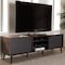 Baxton Studio Samuel Mid-Century Modern Brown and Dark Grey Finished TV Stand 148-8669 - alternate 3